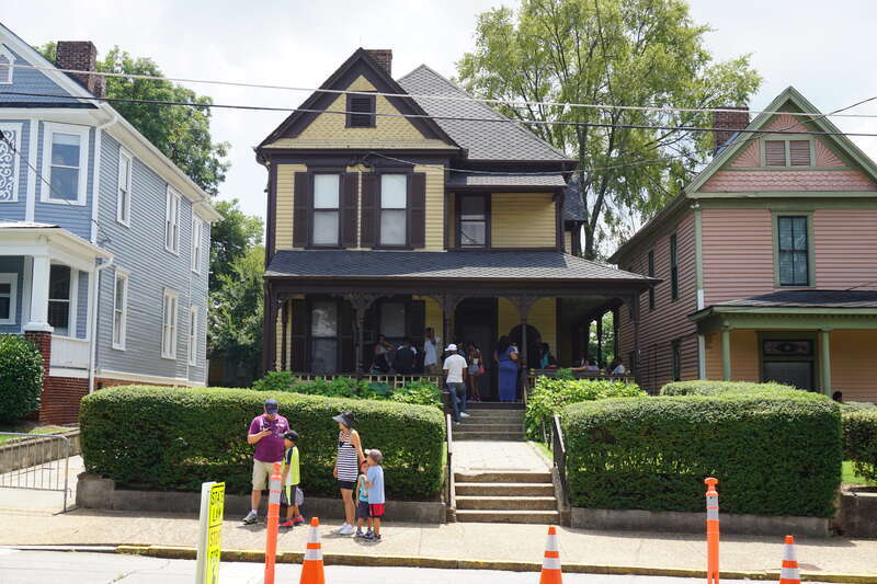 The King Birth Home at the Martin Luther King Jr. National Historic Site in Atlanta, Georgia (United States).
