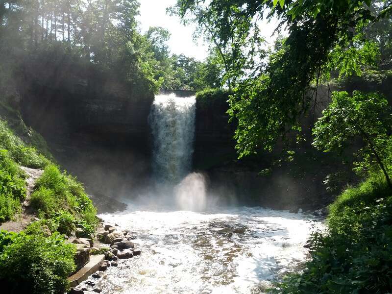 Minnehaha Falls on June 22, 2013 - Picture 3 of 6