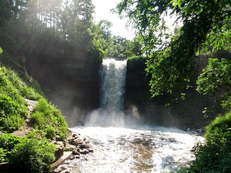 Minnehaha Falls on June 22, 2013 - Picture 4 of 6
