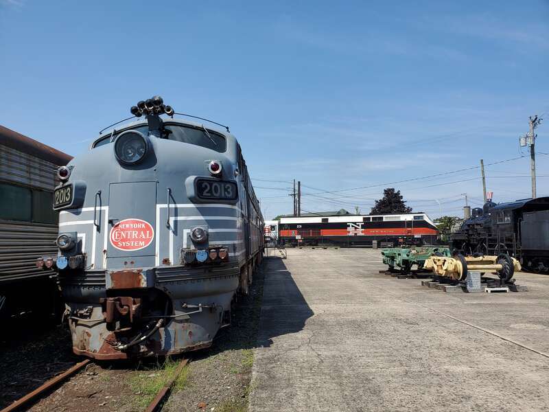 New York Central Railroad 2013 (EMD FL9) at the Danbury Railway Museum in Danbury, Connecticut
