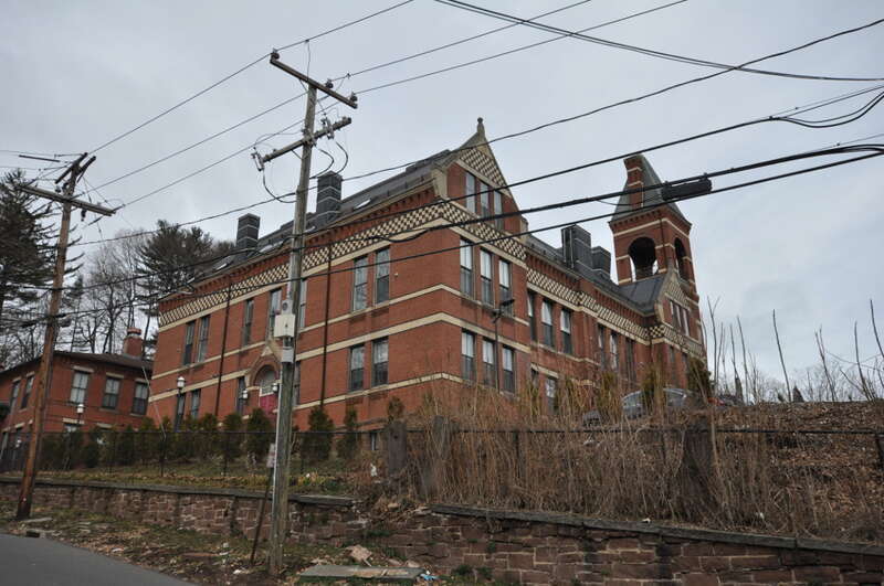Walnut Hill District, New Britain CT.  This building formerly served as the state's normal school.