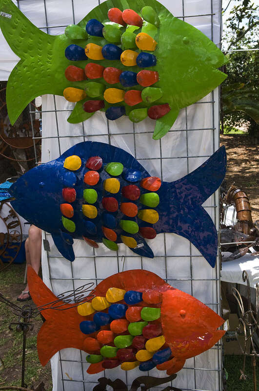 Crafts for sale at the Butler Longhorn Museum Wild West Show in League City