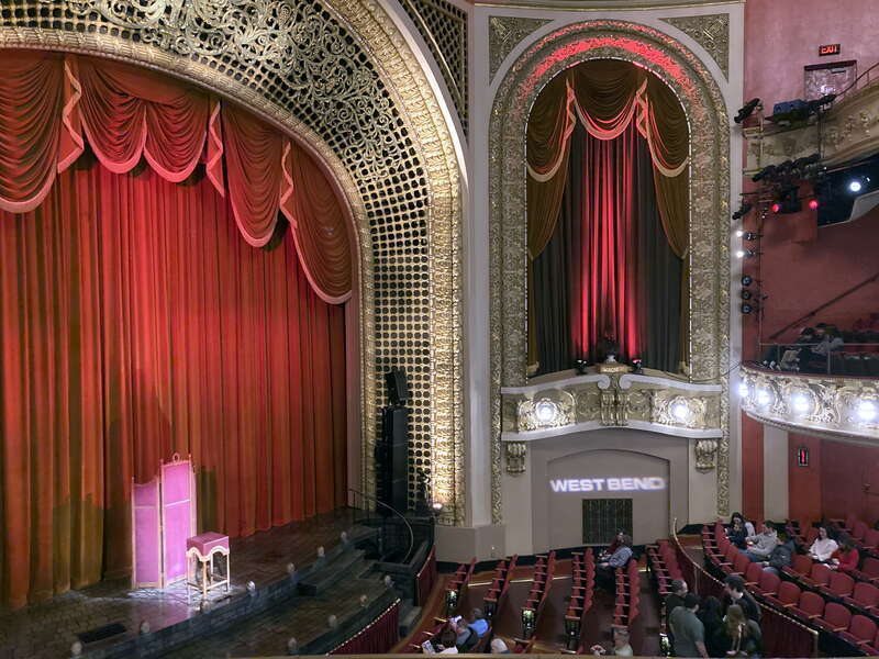 The interior of the Pabst Theater in Milwaukee, Wisconsin (United States).