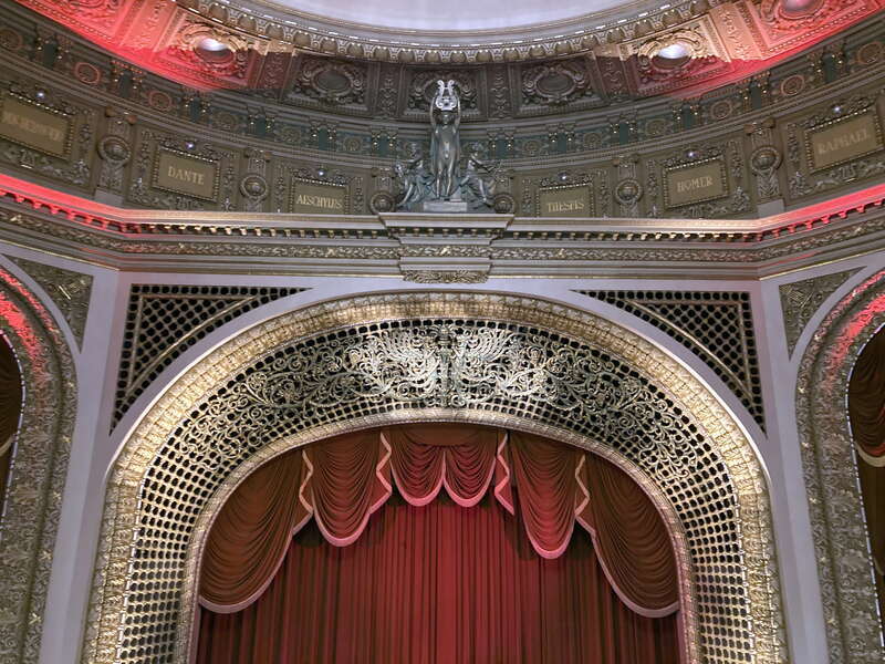 The interior of the Pabst Theater in Milwaukee, Wisconsin (United States).