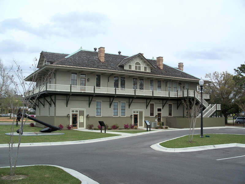 Pensacola, Florida:  L &amp;amp; N Marine Terminal Building.