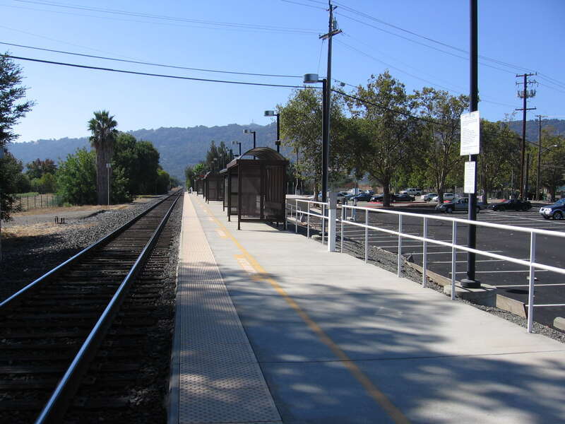 The Pleasanton (ACE station) in Pleasanton, California, USA.