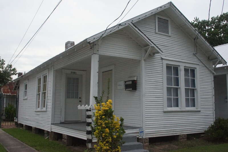 Individual view of one of the homes on the site.