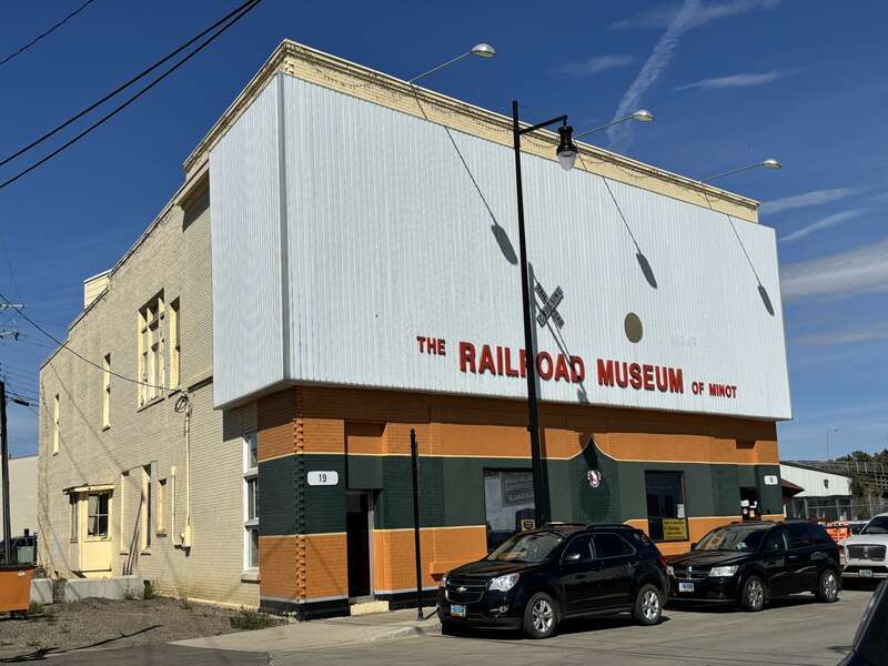 The Railroad Museum of Minot in Minot, North Dakota.