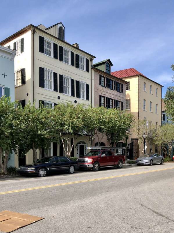 Rainbow Row, South of Broad, Charleston, SC