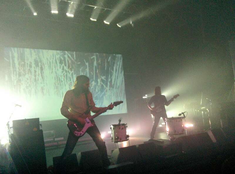 Ratatat performing at Pomona Fox Theater, on April 15, 2015.