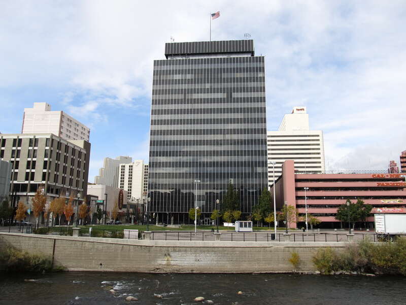 Reno City Hall Adjacent to Truckee River, Reno, Nevada