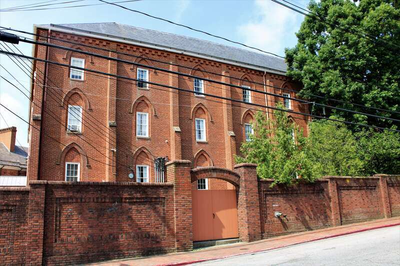 The rectory at Saint Mary's Catholic Church on Duke of Gloucester Street in Annapolis, Maryland.