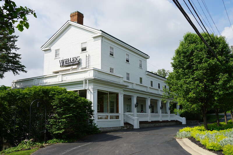 Wellers, a banquet facility built in a former flour mill, in Saline, Michigan (United States).