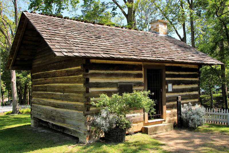 Sam Houston's law office at the Sam Houston Memorial Museum Complex in Huntsville, Texas, United States.