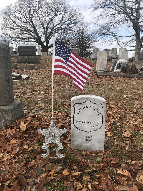Samuel Lewis Grave Site. Rhode Island