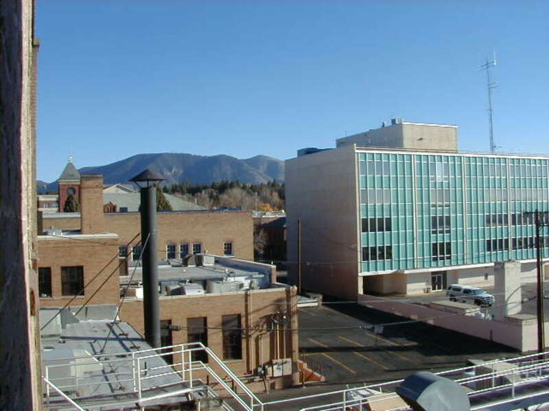 Mountains from room at the Hotel Monte Vista, Flagstaff AZ