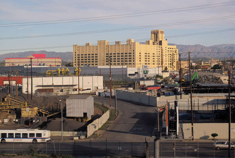 Sears building at Olympic and Soto, Los Angeles, California
