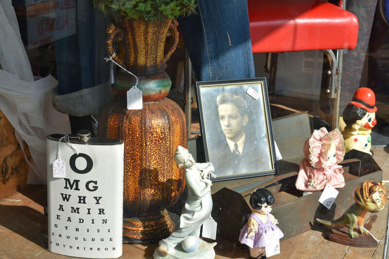 A shop window in Jacksonville, Florida.