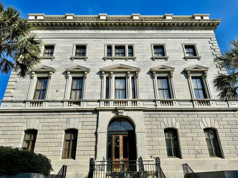Built in 1851-1907, this Classical Revival-style building was designed by P. H. Hammarskold, John Niernsee, Frank McHenry Niernsee, Frank Pierce Milburn, and Charles Coker Wilson to serve as the state capitol building for South Carolina.  The