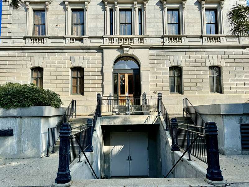 Built in 1851-1907, this Classical Revival-style building was designed by P. H. Hammarskold, John Niernsee, Frank McHenry Niernsee, Frank Pierce Milburn, and Charles Coker Wilson to serve as the state capitol building for South Carolina.  The