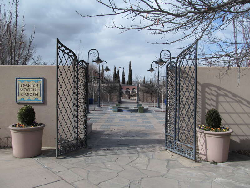 Spanish Moorish Garden at the BioPark, Albuquerque New Mexico