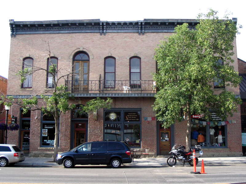 The Spieth &amp;amp; Krug Brewery (1883) on Main Street in Bozeman, Montana. It is listed on the National Register of Historic Places.