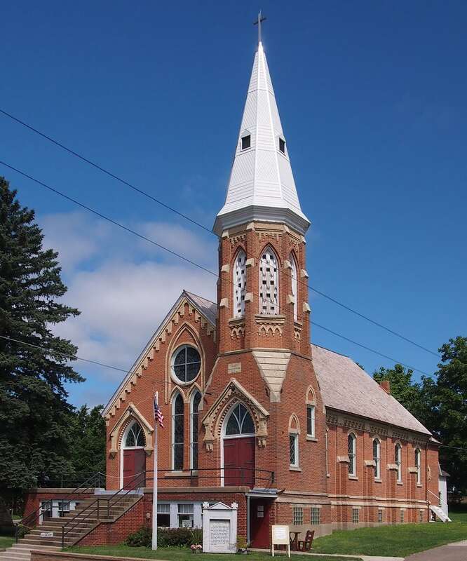 Spring Valley Methodist Episcopal Church from the southeast (now Spring Valley Methodist Church Museum), Spring Valley, Minnesota, USA 





This is an image of a place or building that is listed on the National Register of Historic Places in the