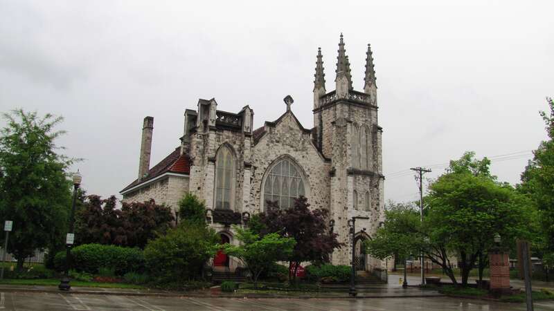 St. John's Lutheran Church in Knoxville, Tennessee, USA, built in 1913 and designed by Knoxville architect R.F. Graf.