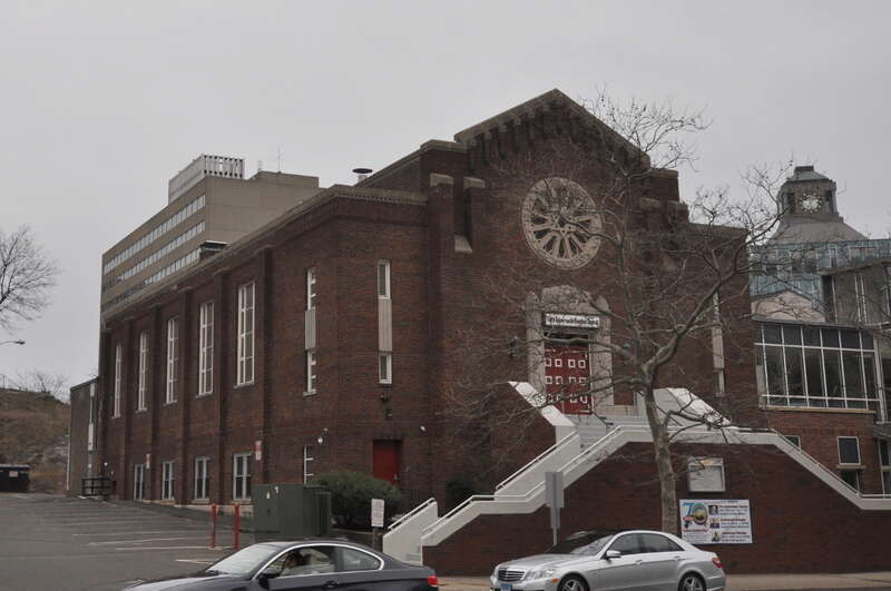 Former Agudath Sholem Synagogue, Stamford, Connecticut.