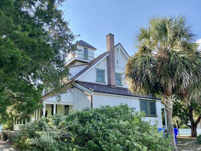Originally built in 1891, the old Coast Guard Station has several buildings dating to 1891, 1898, and 1938, which were built during its period of operation as an active United States Coast Guard Station.  Since closed, the station has been repurposed