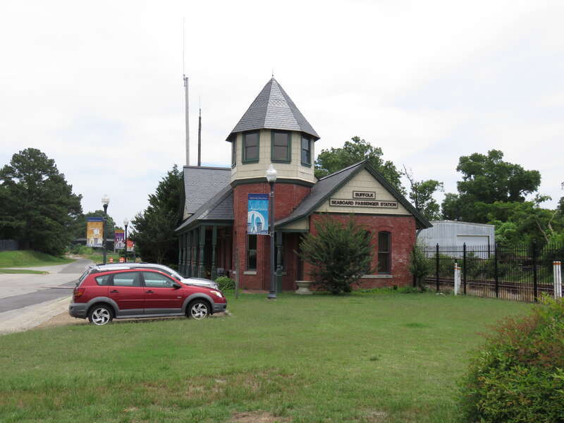 Former Seaboard Air Line Railroad station in Suffolk, Virginia