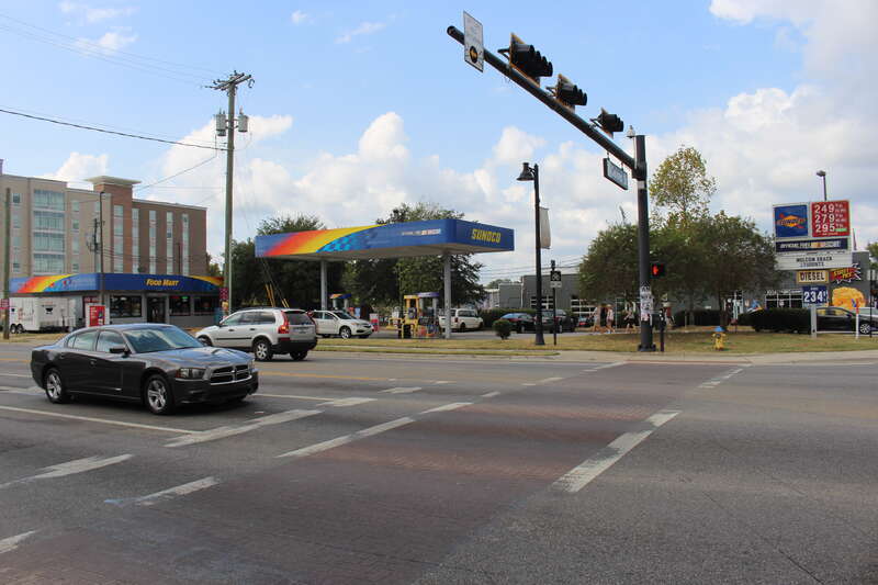 Sunoco Gas Station, Gaines St., Tallahassee, Leon County, Florida