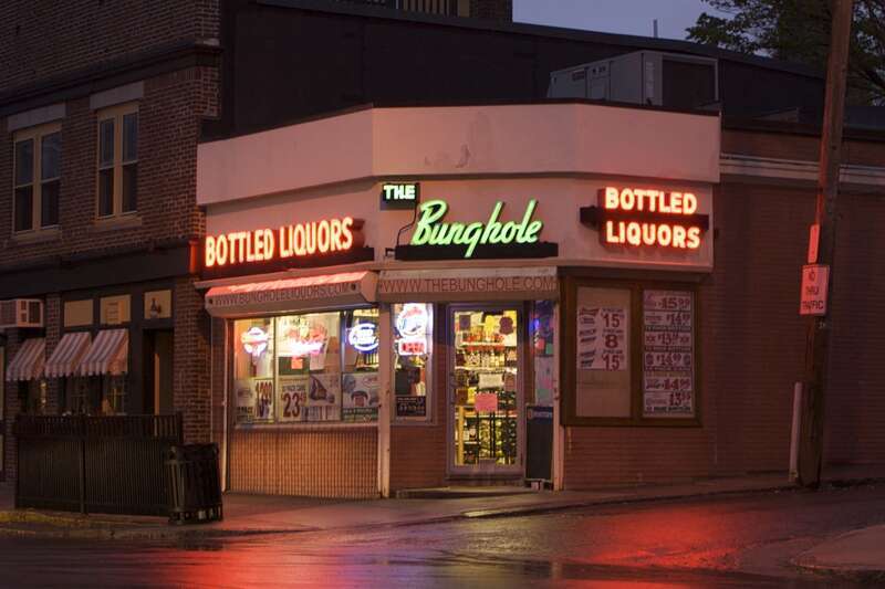The Bunghole liquor store in Salem, Massachusetts