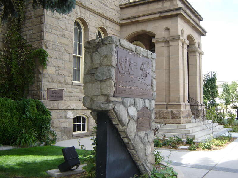 The Pony Express Memorial at Carson City NV