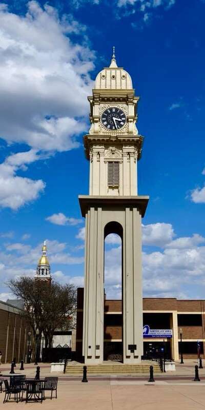 Town Clock in Dubuque, Iowa