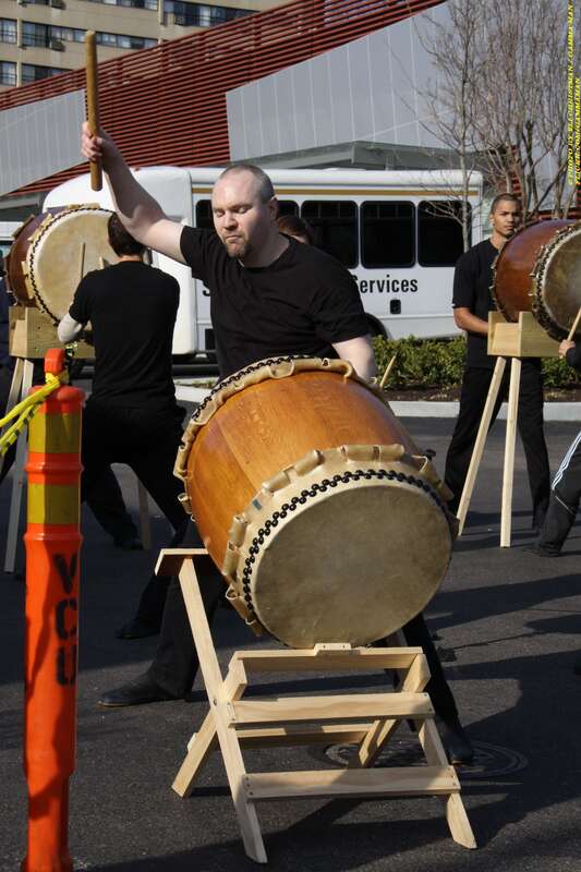 Taiko demonstration by the Mandingo Ambassadors