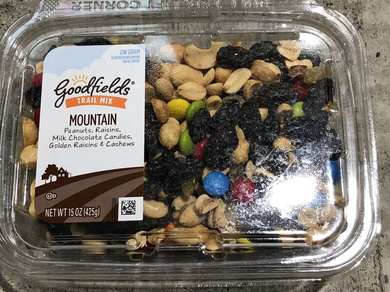 A package of Goodfield's Mountain Trail Mix in Rochelle Park, Bergen County, New Jersey