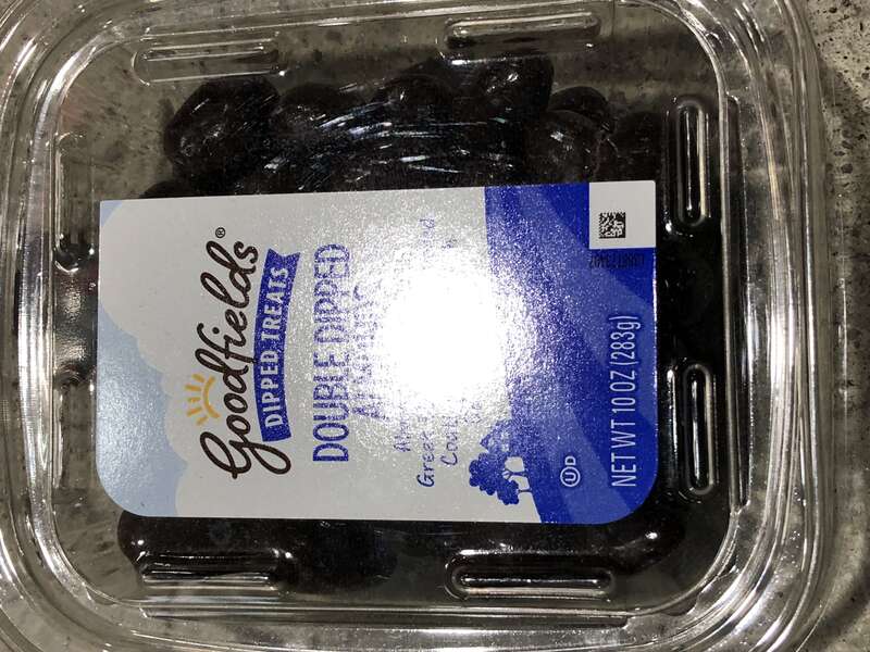 A package of Goodfield's Double Dipped Almonds in Rochelle Park, Bergen County, New Jersey