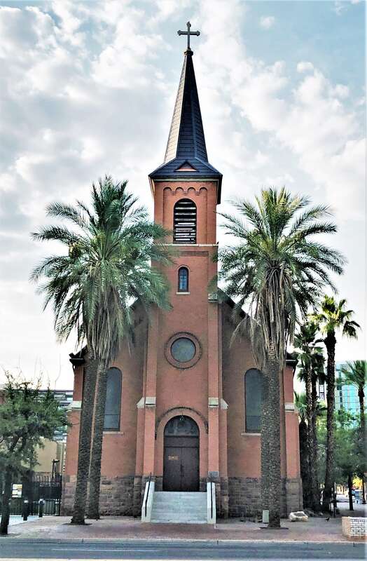 Old St. Mary's Church – formerly Our Lady of Mount Carmel Catholic Church, and also known as &quot;The Old Church: – at 230 East University Avenue in Tempe, Arizona is a historic church at the built in 1903 and designed in the Romanesque Revival style by