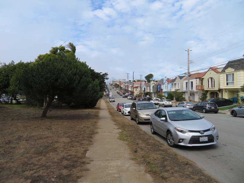 36th Avenue in the Parkside District of San Francisco in September 2018