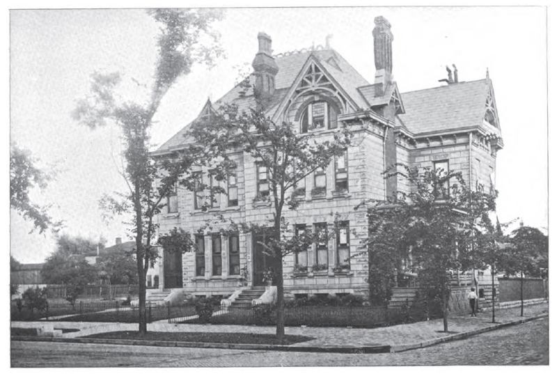 Allen G. Thurman home at 517 E. Rich St., Columbus, Ohio, built in 1885, photographed 1892.