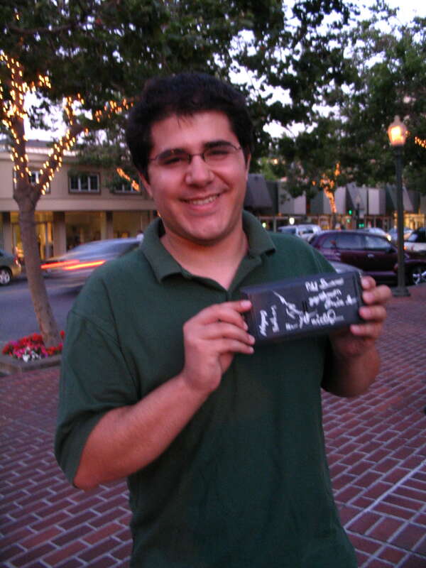 aselle with the calculator