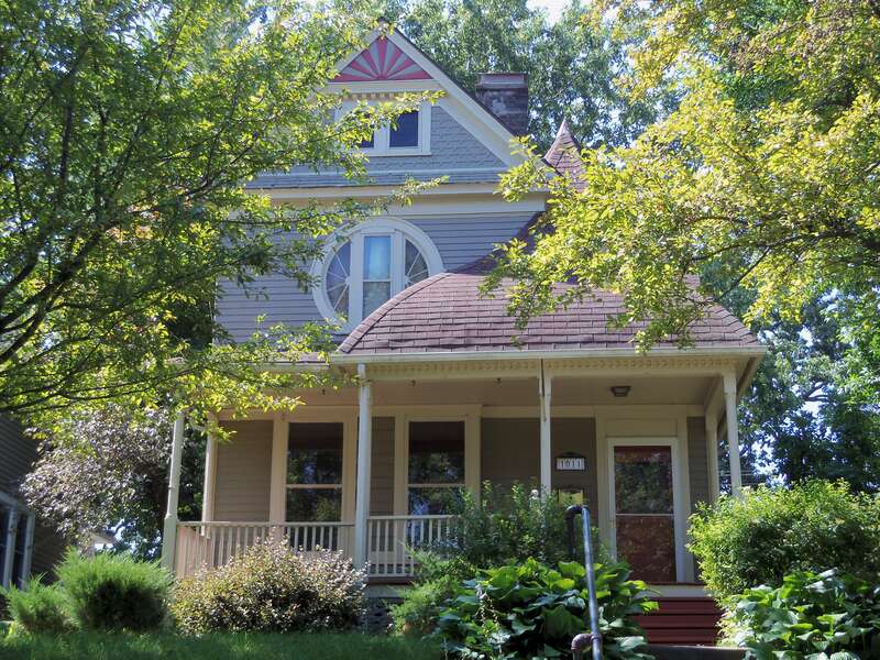 Benjamin Nighswander House in Davenport, Iowa.  Listed on the National Register of Historic Places.