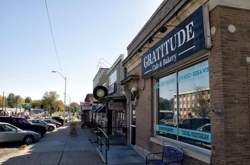 Cotner Boulevard in the Bethany neighborhood in Lincoln, NE.