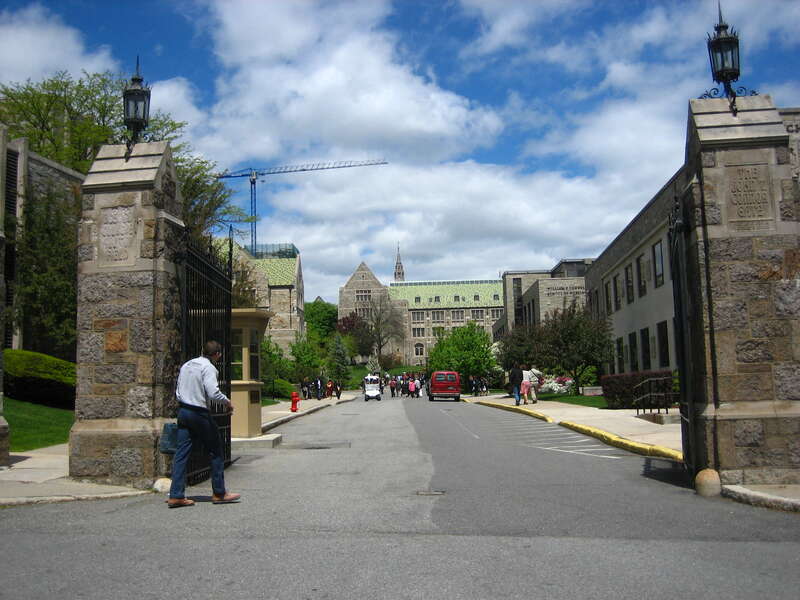 Boston College View