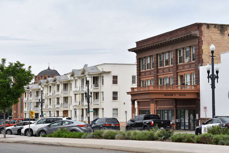 The Broadway Hotel and La France Apartments in Salt Lake City