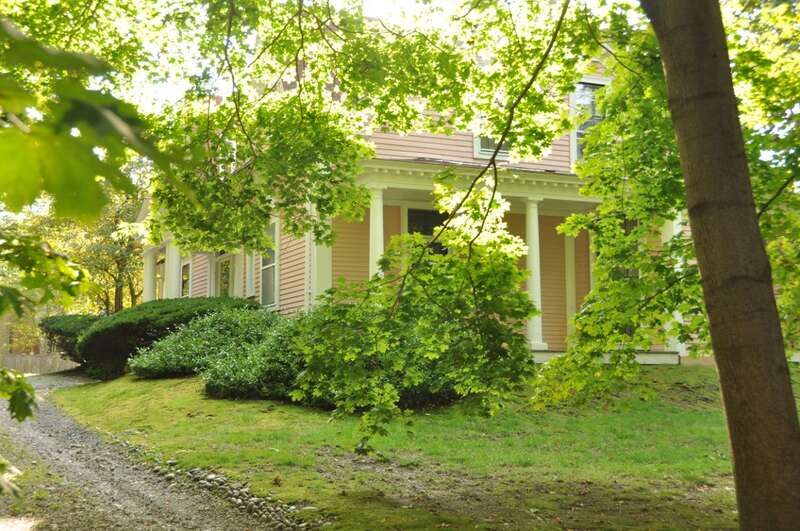 The historic Gen. Simon Elliot House in Brookline, Massachusetts.
