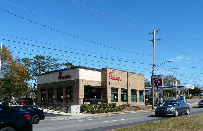 Chick-fil-A on the north side of West Tennessee Street in Tallahassee, Florida.