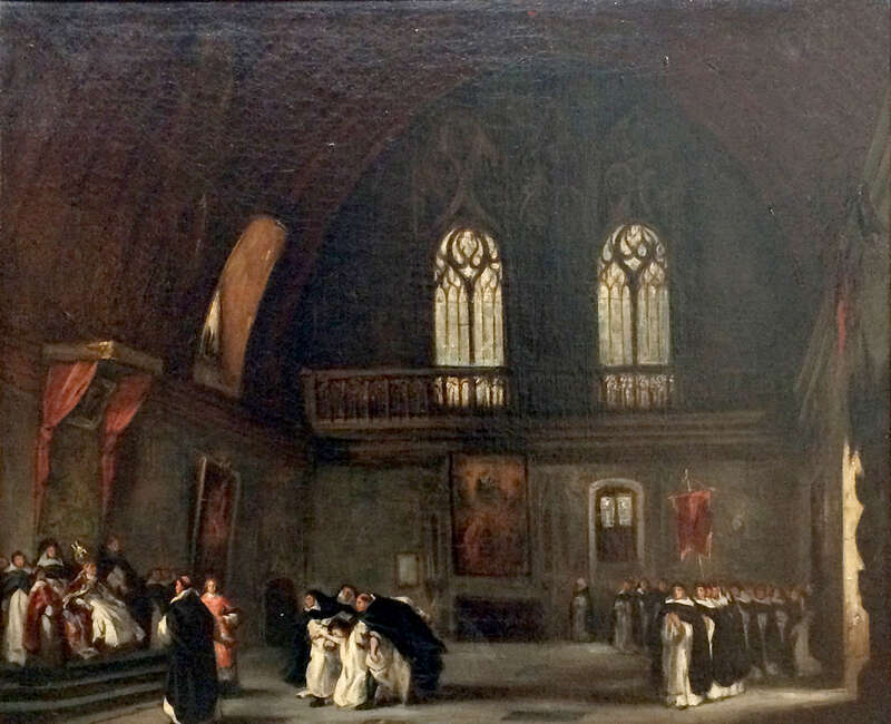 Interieur d'un couvent de Dominicains, a Madrid (L'Amende Honorable) - The Penance