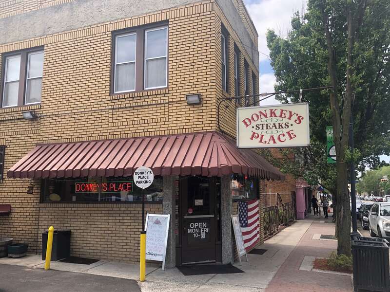 Picture of the front of Donkey's Place.